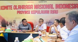 Komisi V DPRD Provinsi Riau Lakukan Kunjungan Silaturahmi dan Obsevasi ke KONI Kepri