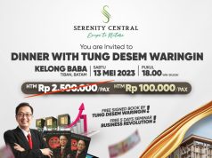 Dapatkan Rahasia dan Trik Sukses Berinvestasi di Properti Bersama Tung Desem Waringin
