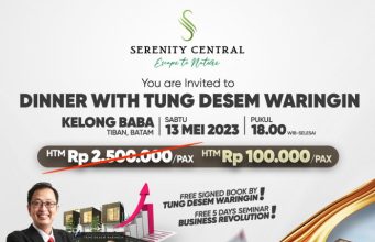 Dapatkan Rahasia dan Trik Sukses Berinvestasi di Properti Bersama Tung Desem Waringin