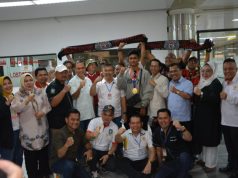 Bandara Hang Nadim Riuh, Sambut Atlet Sea Games Peraih Emas dari Kepri, Ramadhan Sananta dan Tengku Ardiansyah