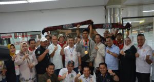 Bandara Hang Nadim Riuh, Sambut Atlet Sea Games Peraih Emas dari Kepri, Ramadhan Sananta dan Tengku Ardiansyah