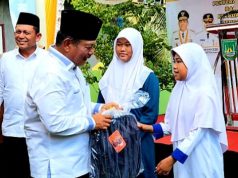 Tiga Tahun Berturut-turut Ketua DK DPRD Kepri Taba Iskandar Serahkan Bantuan untuk Anak Yatim di Batam