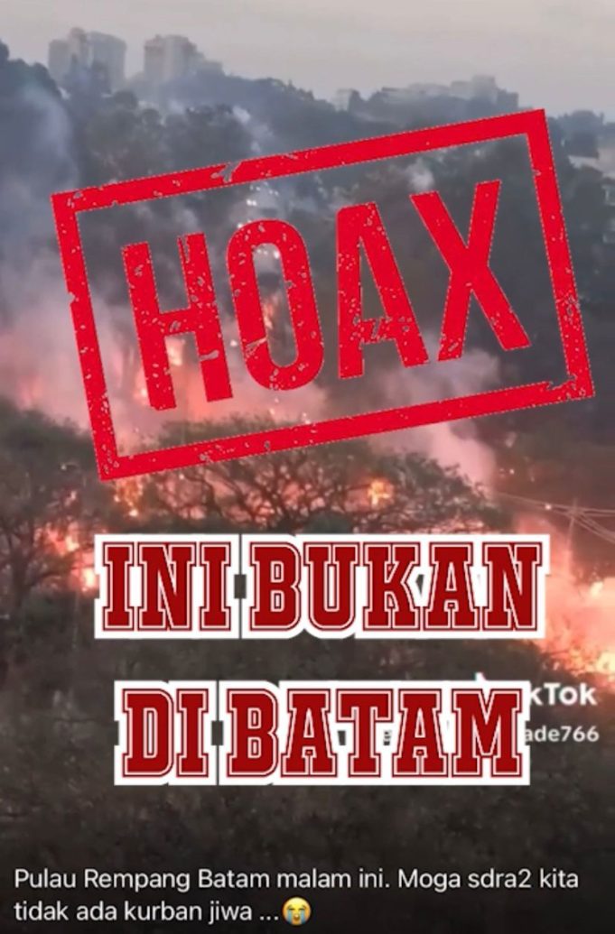 BP Batam Pastikan Video Demo Rusuh di Kota Batam Hoaks