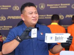 Polda Kepri Tangkap Dua Pengedar Rokok Ilegal