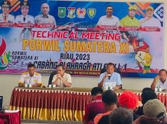 Porwil XI Riau 2023: Technical Meeting serta Latihan Cabor, Matangkan Persiapan Atlet Kepri