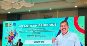 KOLASE Pelantikan Rani Rafitriyani sebagai Ketua KONI Kota Batam oleh Ketua KONI Kepri Usep RS
