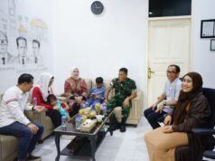 Halal Bihalal, Ketua PWI Kepri Terima Kunjungan Komandan Lanud RHF dan Wakil Bupati Bintan