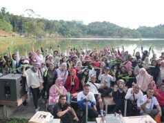 Taman Kolam Jadi Spot Favorit Baru Senam Pound Fit dan Zumba