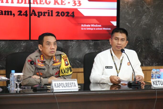 Kapolresta Barelang Terima Kunjungan Serdik Sespimti Polri