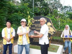 BP Batam Lions Club Indonesia Kolaborasi Hijaukan Waduk Sei Ladi