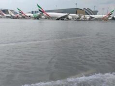 Banjir Hebat Landa Dubai Uni Emirate Arab, Lumpuhkan Bandara Internasional