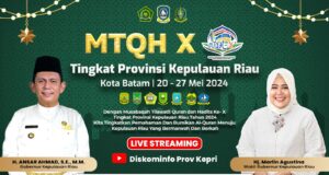 Gubernur Ansar Buka MTQH X Kepri di Batam
