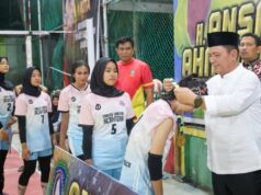 Gubernur Ansar Resmi Tutup Turnamen Voli Putri U-23 Gubernur Cup Zona Anambas