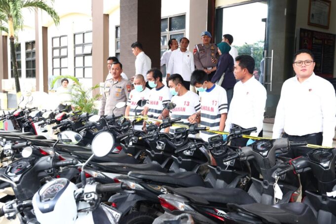 Jatanras Polda Kepri Ungkap Pencurian 36 Unit Motor