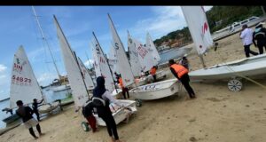 Tim Monev KONI Kepri dan Konsultan UNP Monitor Langsung ke Cabor Layar dan Ski Air