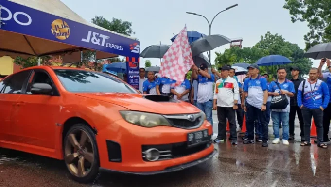 Pembukaan Kapolda Cup Drag Bike dan Drag Race 2024 Dihadiri Ketua KONI Kepri Usep RS