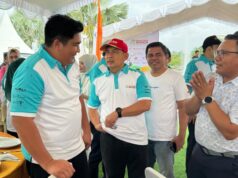 Ketua Umum KONI Kepri Usep RS Hadiri Pelepasan Peserta Bintan Triathlon