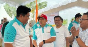 Ketua Umum KONI Kepri Usep RS Hadiri Pelepasan Peserta Bintan Triathlon