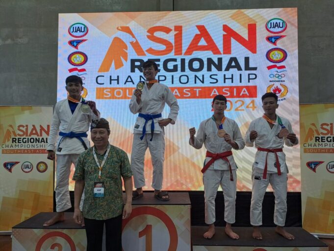Tiga Atlet Jujitsu asal Kepri Raih Tiga Medali di Asian Regional Championship Southeast Asia di Bali