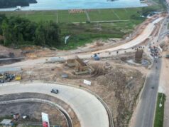 Progress Pembangunan Fly Over Seiladi Mencapai 45%