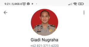 Waspada, Ada Nomor Handphone Penipu Mengaku Kasat Reskrim Polresta Barelang
