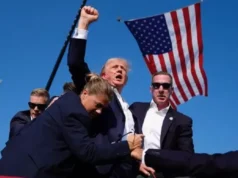 Berkampanye di Pennsylvania, Donald J Trump Diduga Ditembak Sniper