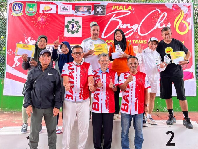 Turnamen Tenis Ganda Campuran Piala Bung Chris ke 6, Petenis Ganda Campuran Syaiful-Rossi Tampil sebagai Juara Pertama