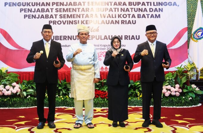 Gubernur Kepri Lantik Pjs Walikota Batam serta Pjs Bupati Lingga dan Natuna