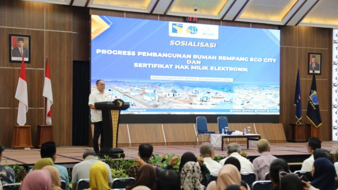 BPN Kota Batam Sosialisasikan Progress Rumah dan Sertifikat Hak Milik Elektronik Rempang Eco-City