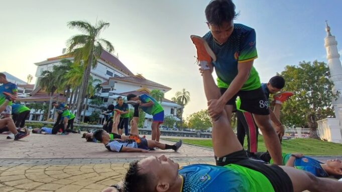 Jelang Keberangkatan Menuju Aceh-Sumut, Atlet Lolos PON Jalani Latihan Terpusat