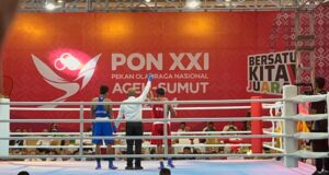 Petinju Kepri Berhasil Melaju ke Babak 8 Besar, Setelah Kalahkan Petinju Papua Tengah