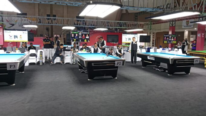 Cabor Biliar Kontingen Kepri Melaju ke Final Setelah Kalahkan Riau