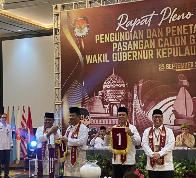 Pilkada Kepri 2024: Ansar-Nyanyang 1, Rudi-Rafiq 2