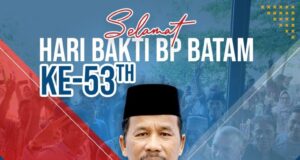 Peringatan Hari Bakti ke-53, Muhammad Rudi Yakin BP Batam Mampu Beri Karya Terbaik untuk Masyarakat