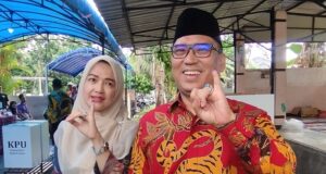 Nyoblos di TPS 013 Nyanyang Optimis Menang
