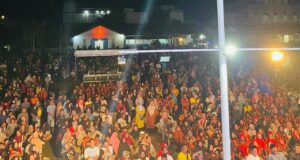 Dimeriahkan Penampilan Opick, Ribuan Warga Dabo Singkep Hadiri Kampanye Ansar Ahmad