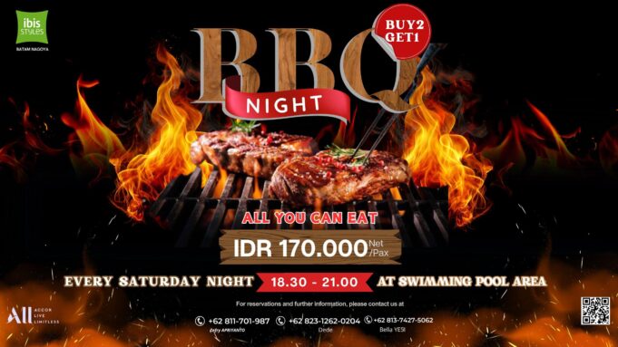 Ibis Styles Batam Nagoya Sajikan Pesta Saturday Cook BBQ Outdoor Komplet Murah Meriah