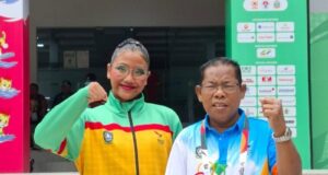 Atlet Renang Artistik Kepri Rere Masuk Urutan ke 4 dan Masuk Babak Berikutnya