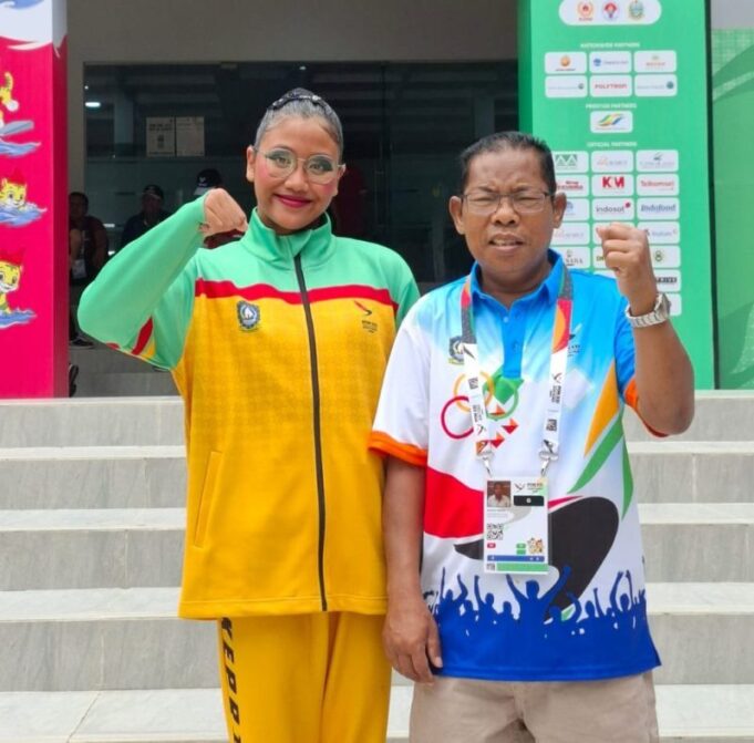 Atlet Renang Artistik Kepri Rere Masuk Urutan ke 4 dan Masuk Babak Berikutnya