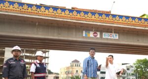 Kepala BP Batam Tinjau Pekerjaan Akhir Proyek Flyover Sei Ladi