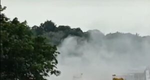 Kapal Roro KMP Mulia Nusantara Terbakar di Pelabuhan Punggur Batam