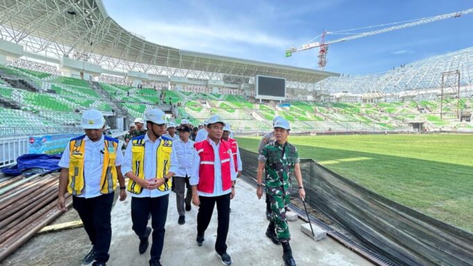 Jelang PON XXI Aceh-Sumut 2024, Menko PMK Tinjau Progres Pembangunan Arena