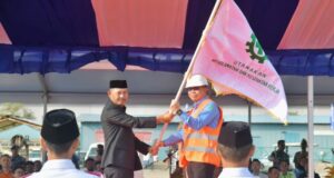Sekdaprov Kepri Pimpin Apel Peringatan Bulan K3 Nasional 2025 di Batam