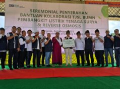 Kolaborasi 23 BUMN, PLN Batam Hadirkan Keberlanjutan Energi Listrik dan Air Bersih di Pondok Pesantren Al-Gontory