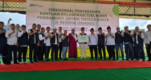 Kolaborasi 23 BUMN, PLN Batam Hadirkan Keberlanjutan Energi Listrik dan Air Bersih di Pondok Pesantren Al-Gontory