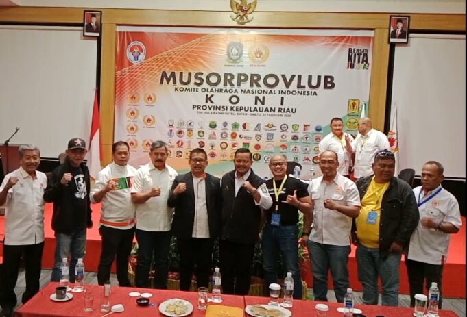 Usep RS Terpilih Ketum KONI Kepri Periode 2025-2029