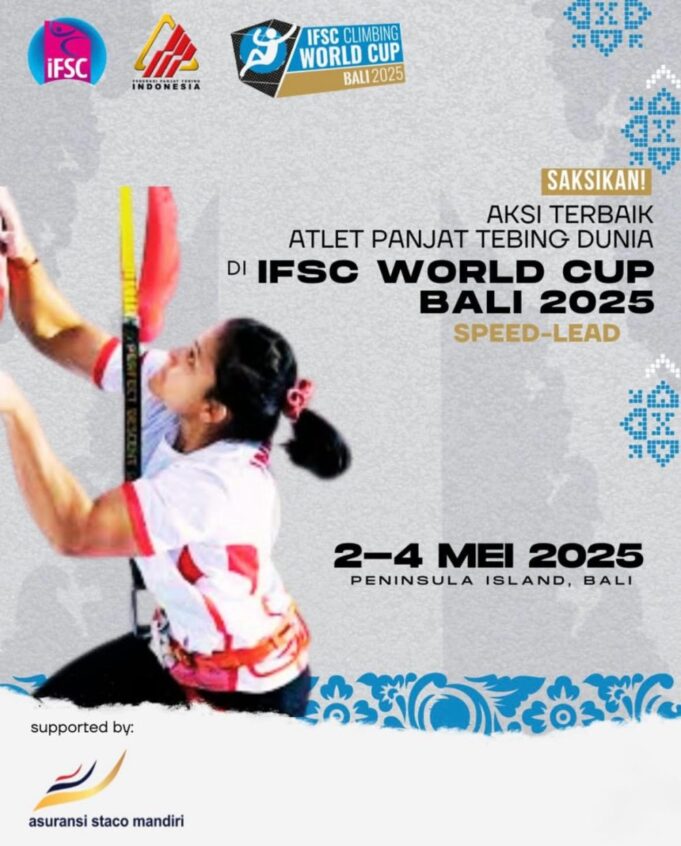 Dukungan Sport Tourism saat Indonesia Tuan Rumah IFSC Climbing World Cup 2025