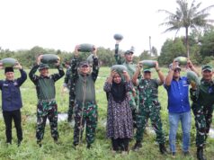 Pangkogabwilhan I dan PWI Kepri Sukses Panen Raya Semangka di Bintan