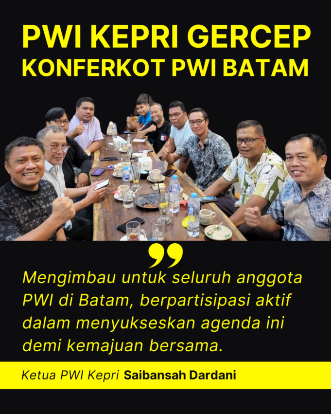 PWI Kepri Mau Gelar Konferkot PWI Batam, Saibansah Imbau Seluruh Anggota Aktif