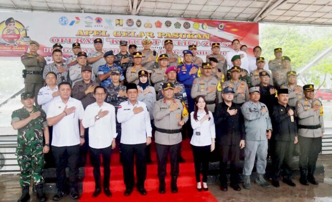 Gubernur Kepri dan Kapolda Pimpin Gelar Apel Pasukan Operasi Ketupat Seligi 2025
